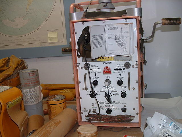 Lifeboat transmitter.