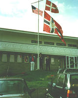 1987 - Flag raising in Oslo for the International Knarr World Championship